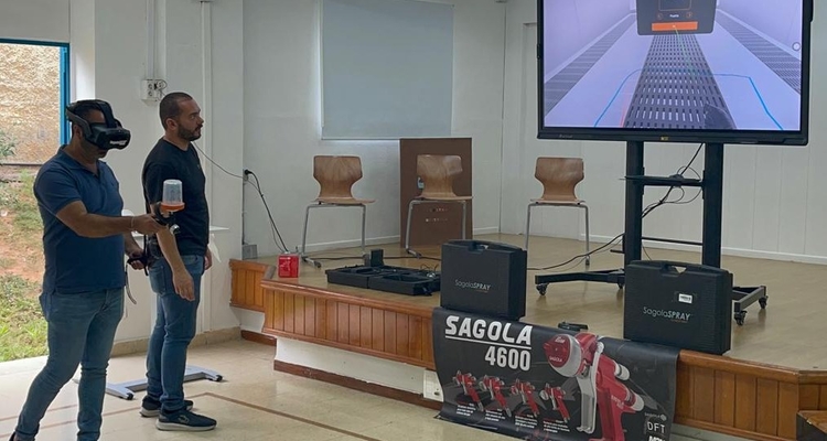 Las cabinas virtuales SagolaSPRAY™ impulsan la formación profesional en Canarias