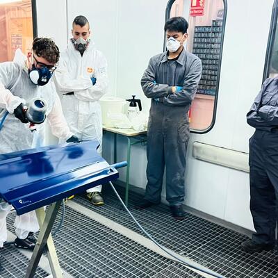 Sagola, en las aulas: formación práctica en Burgos y SagolaSPRAY™ en PFITech