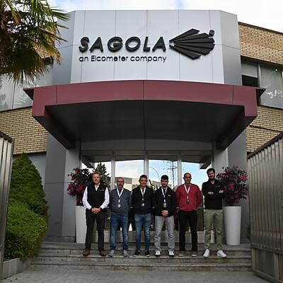 Pinturas Carman, Cañizares Piñero y La Tienda del Pintor visitan la fábrica de Sagola