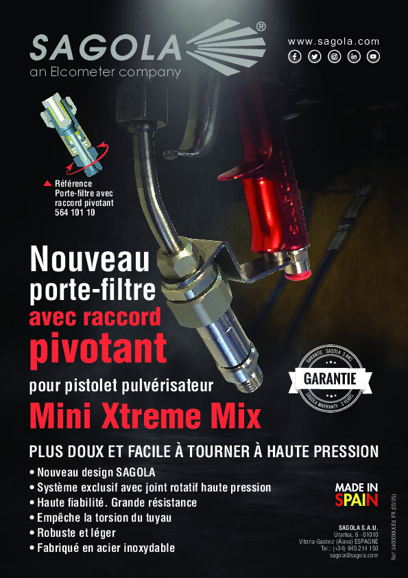 Porte-filtre pivotant